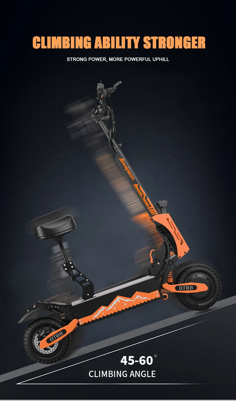 Arwibon 5600W Powerful Folding Electric Scooter Commuter