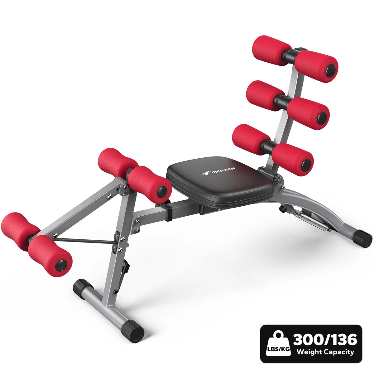 MERACH Adjustable Ab Trainer Bench for Home Strength Workouts