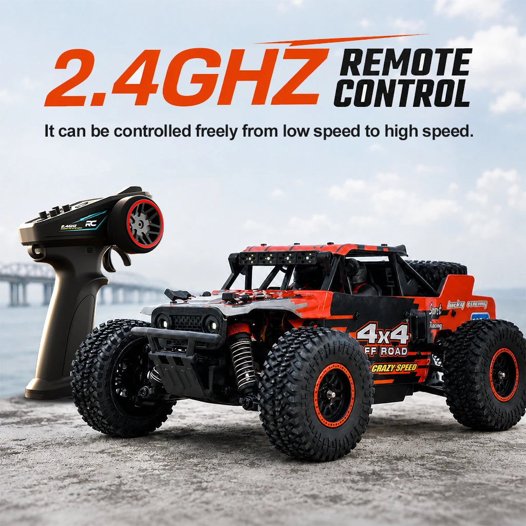 ZNLYRION Brushless 4WD Off Road Monster Truck With LED Lighting