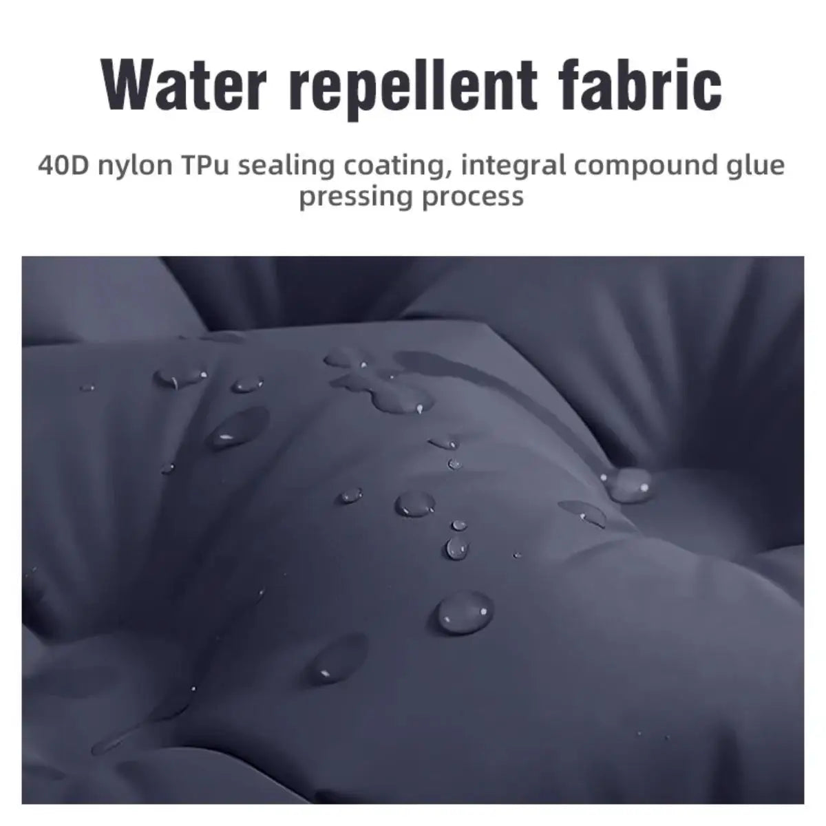 Foldable Camping Inflatable Mattress Warm Thick Compact Outdoor Sleeping Pad
