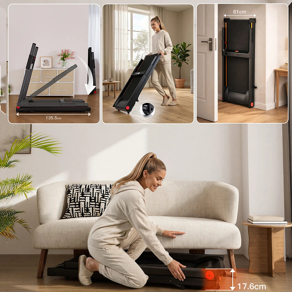 Superun 4 In 1 Folding Treadmill With Incline For Home