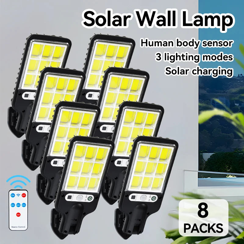 Outdoor Solar Garden Lights With Motion Sensor And Three Modes