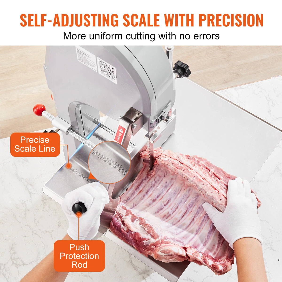 Succebuy Commercial Electric Meat Bandsaw For Frozen Pork Cutting