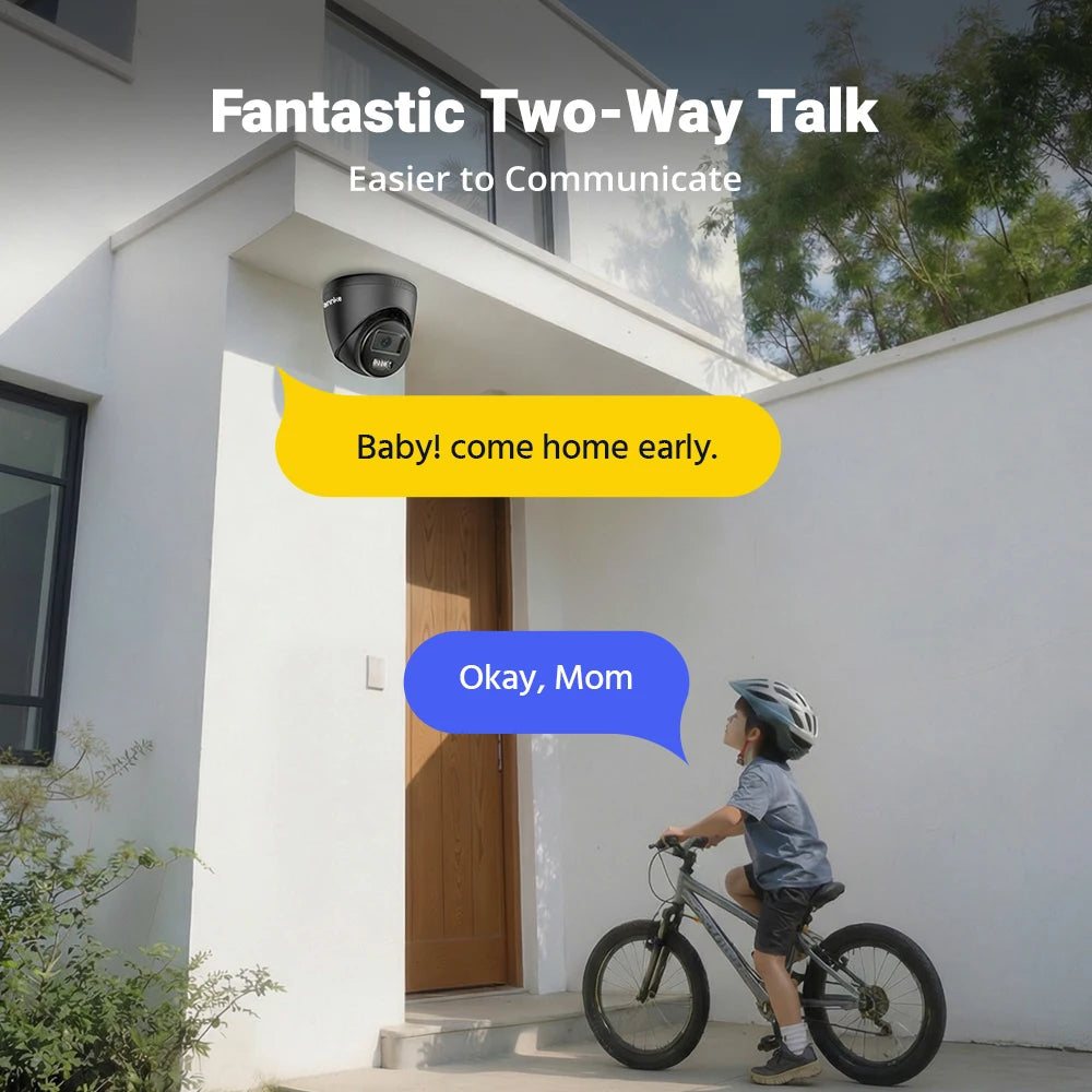 Annke Dual Light PoE Security Camera Two Way Audio IP67