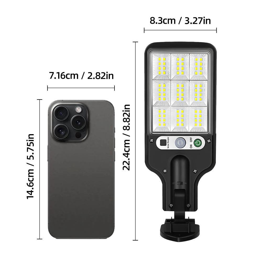 Outdoor Solar Garden Lights With Motion Sensor And Three Modes