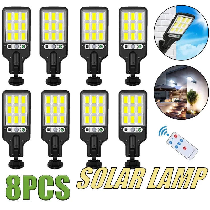 Outdoor Solar Garden Lights With Motion Sensor And Three Modes
