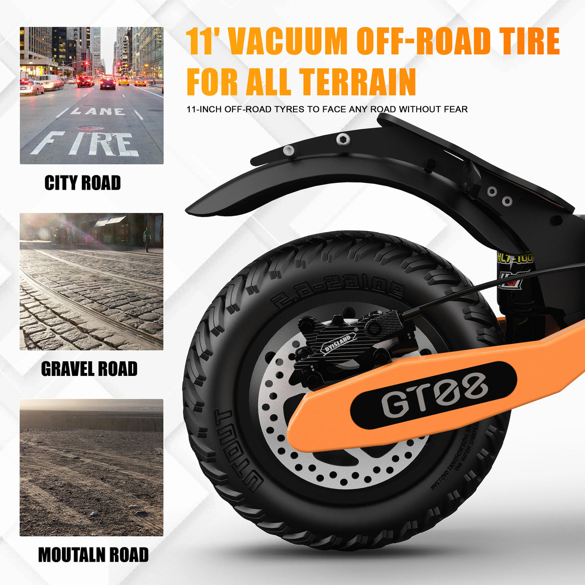 Arwibon Dual Motor Folding Electric Scooter With Off Road Tires