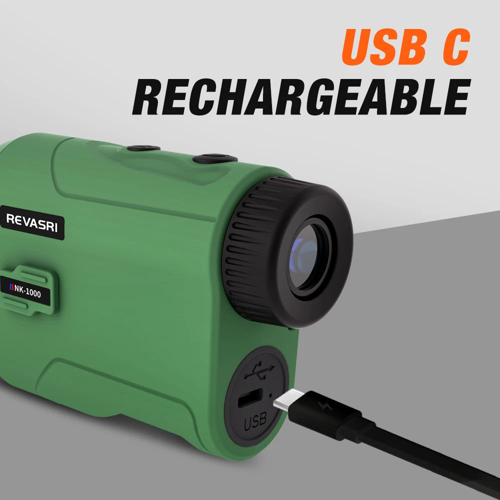 REVASRI Hunting Golf Laser Rangefinder With Slope And Scan Modes