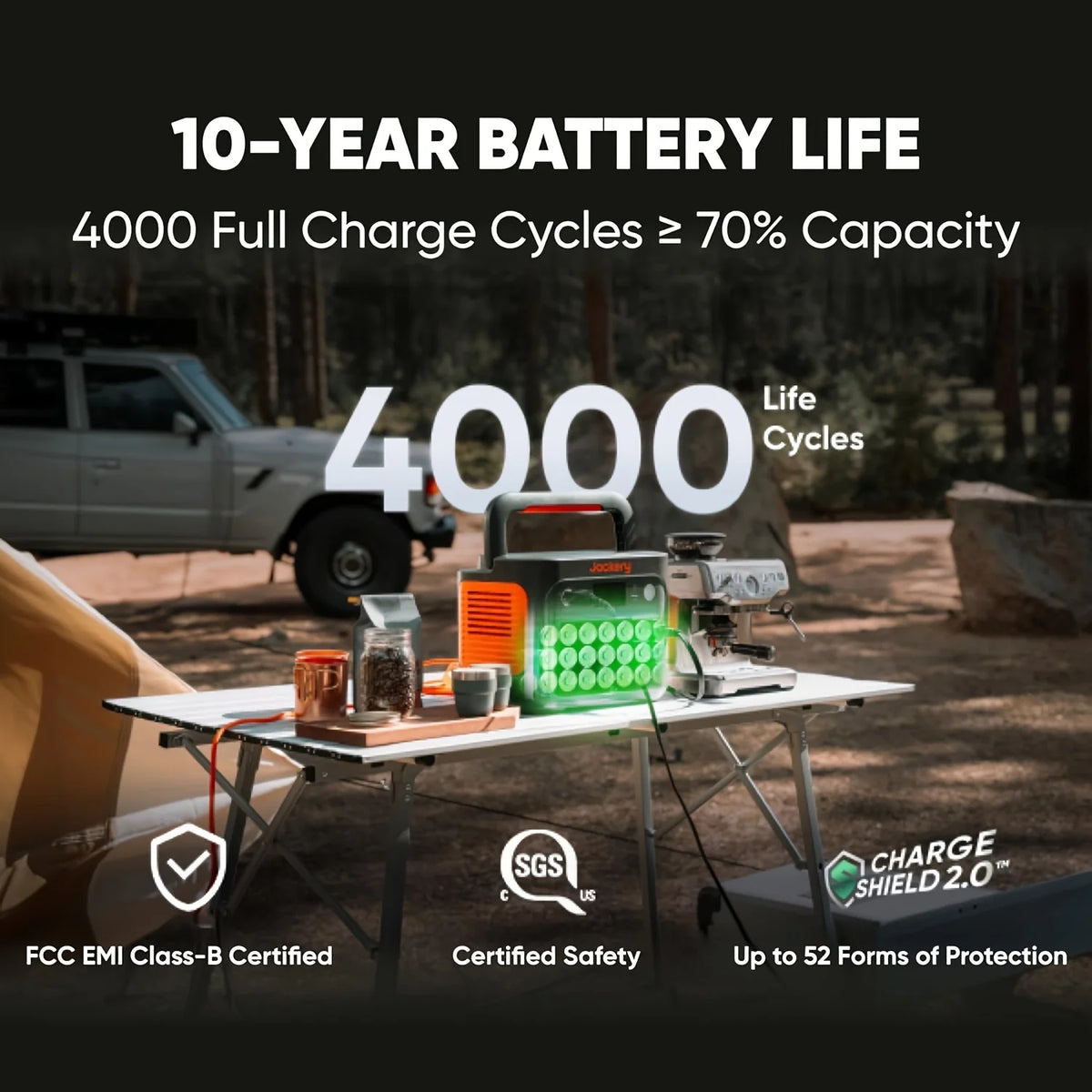Jackery Explorer 1000 V2 Portable Power Station With Extension Cord