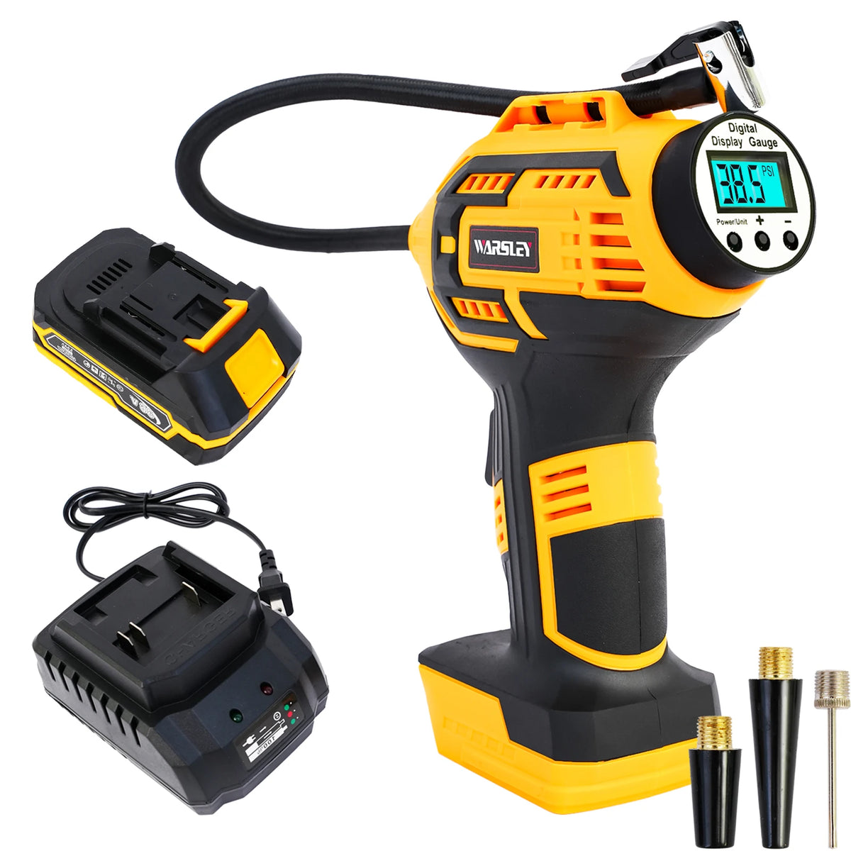 Portable Car Tire Inflator Air Compressor With Digital Display