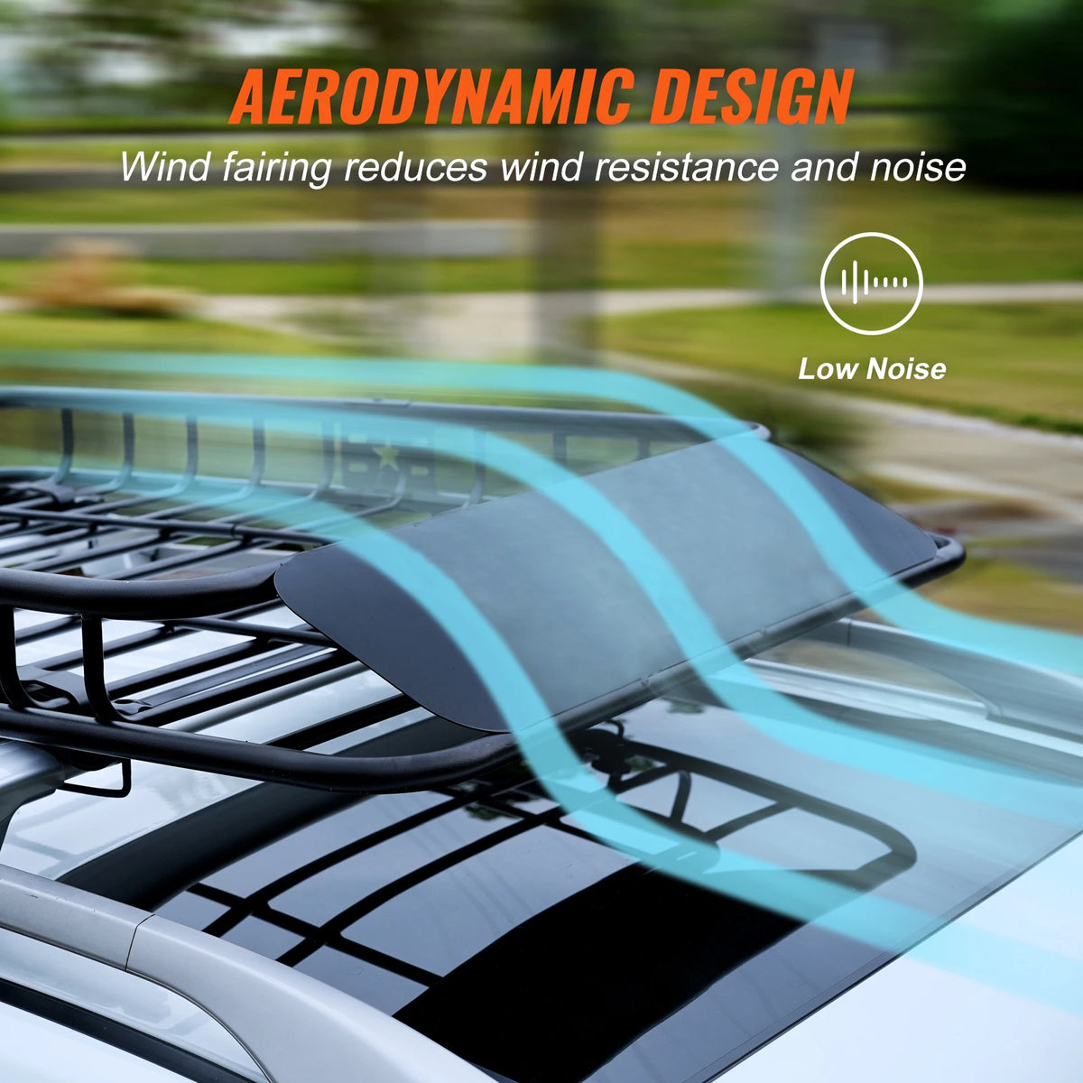 SucceBuy Heavy Duty Rooftop Cargo Basket Carrier for SUVs and Trucks