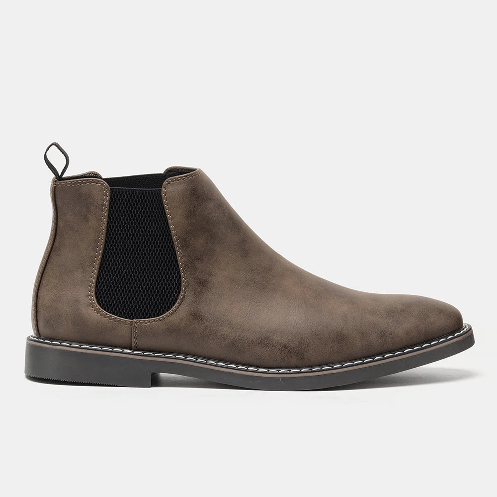 Hecrafted Men Comfortable Casual Chelsea Boots For Daily Wear