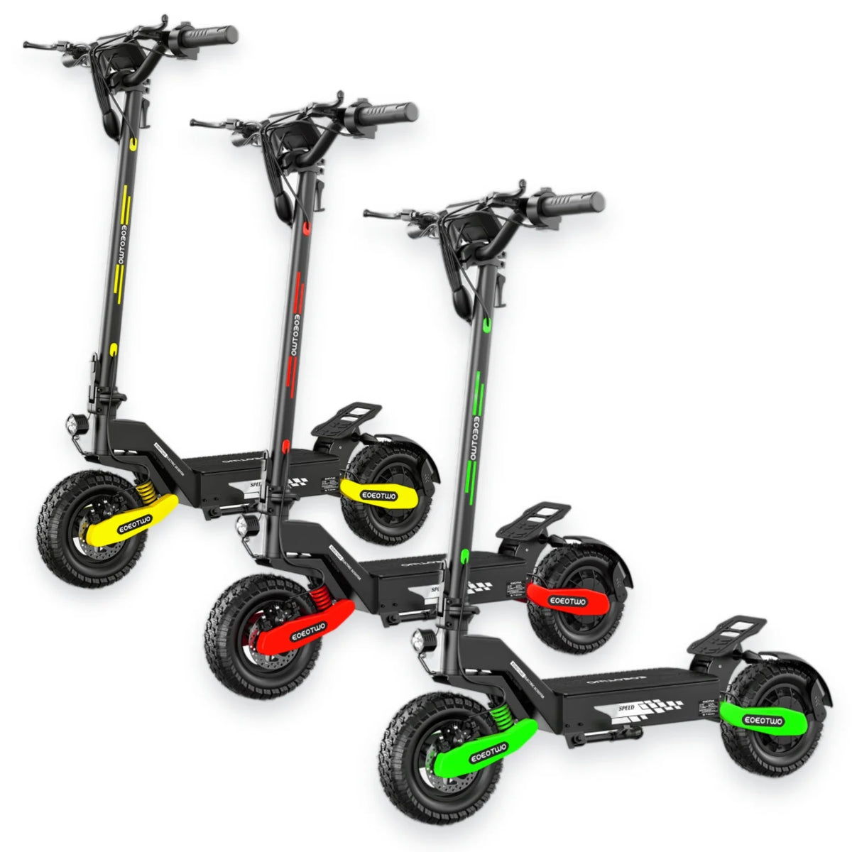 EOEOTWO 1200W Off Road Electric Scooter With Long Range
