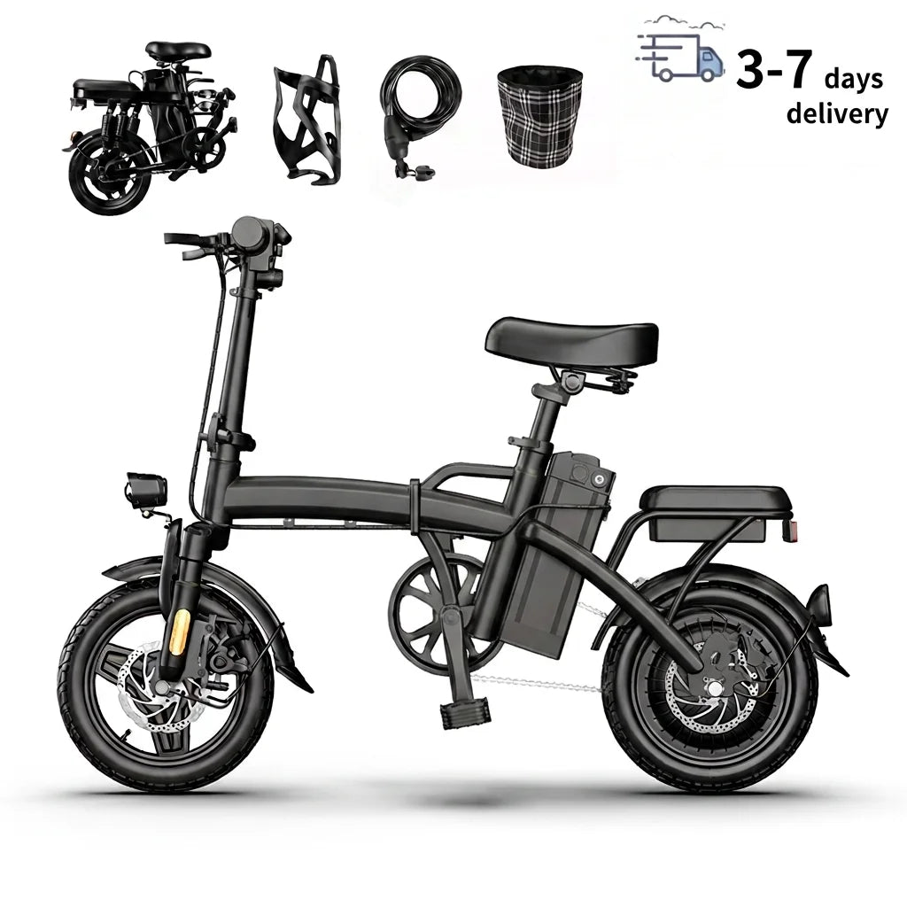 G11 Folding Electric Bike With 500W Motor And 48V Battery