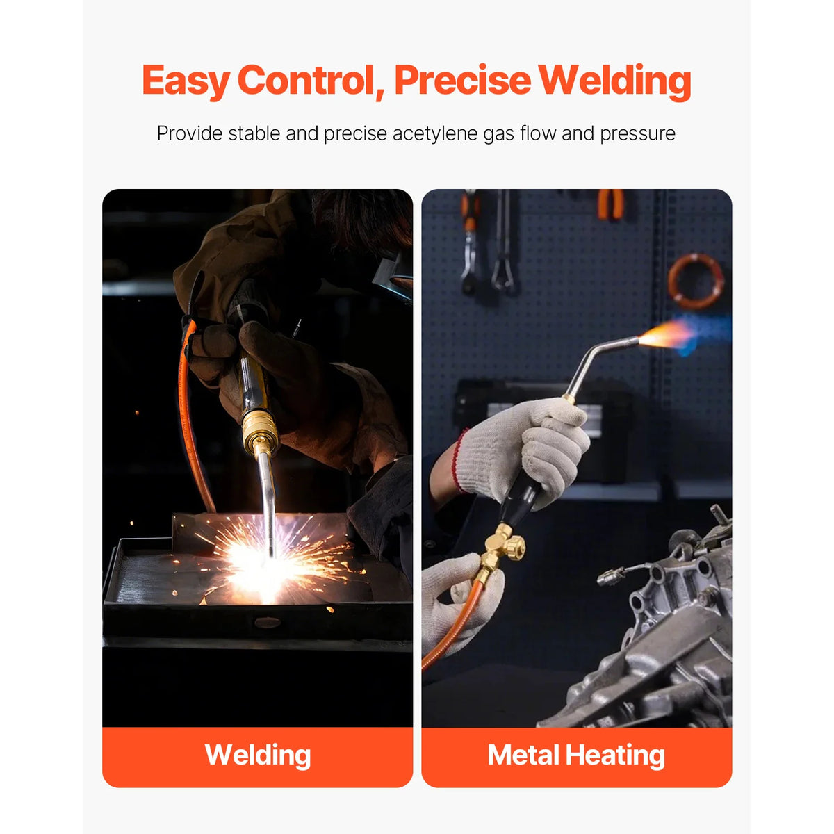 Succebuy Air Acetylene Torch Kit Includes Regulator And Tips
