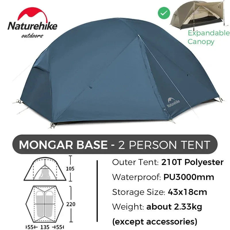 Naturehike Mongar Ultralight Waterproof Camping And Backpacking Tent