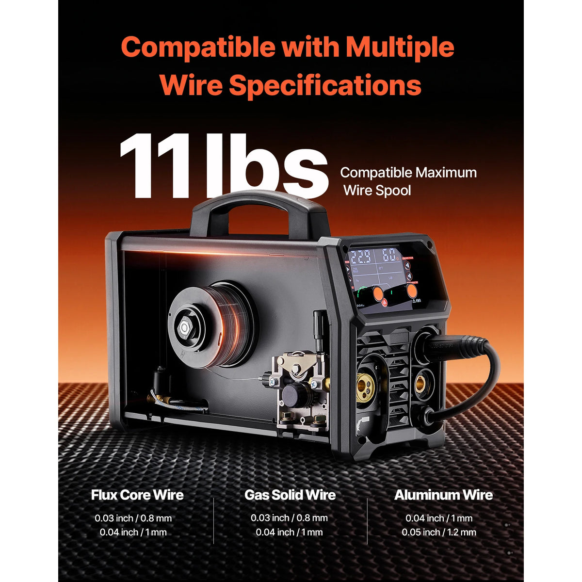 SucceBuy 5-in-1 Multi-Process MIG Welder With LCD Display