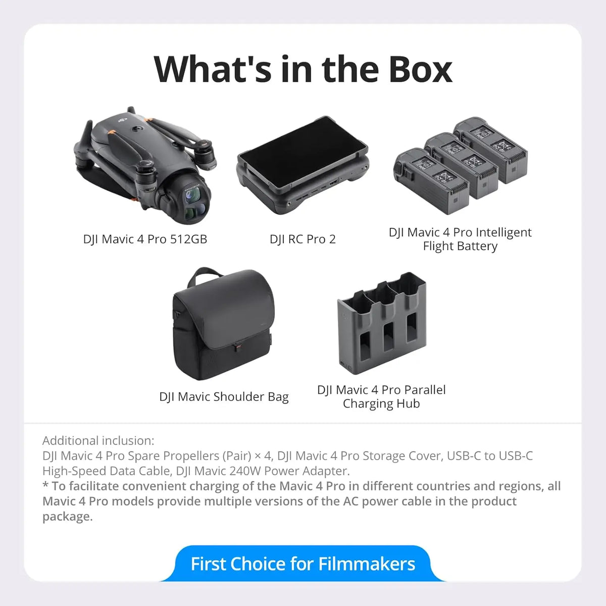 DJI Mavic 4 Pro Refurbished Tri Camera Hasselblad Drone