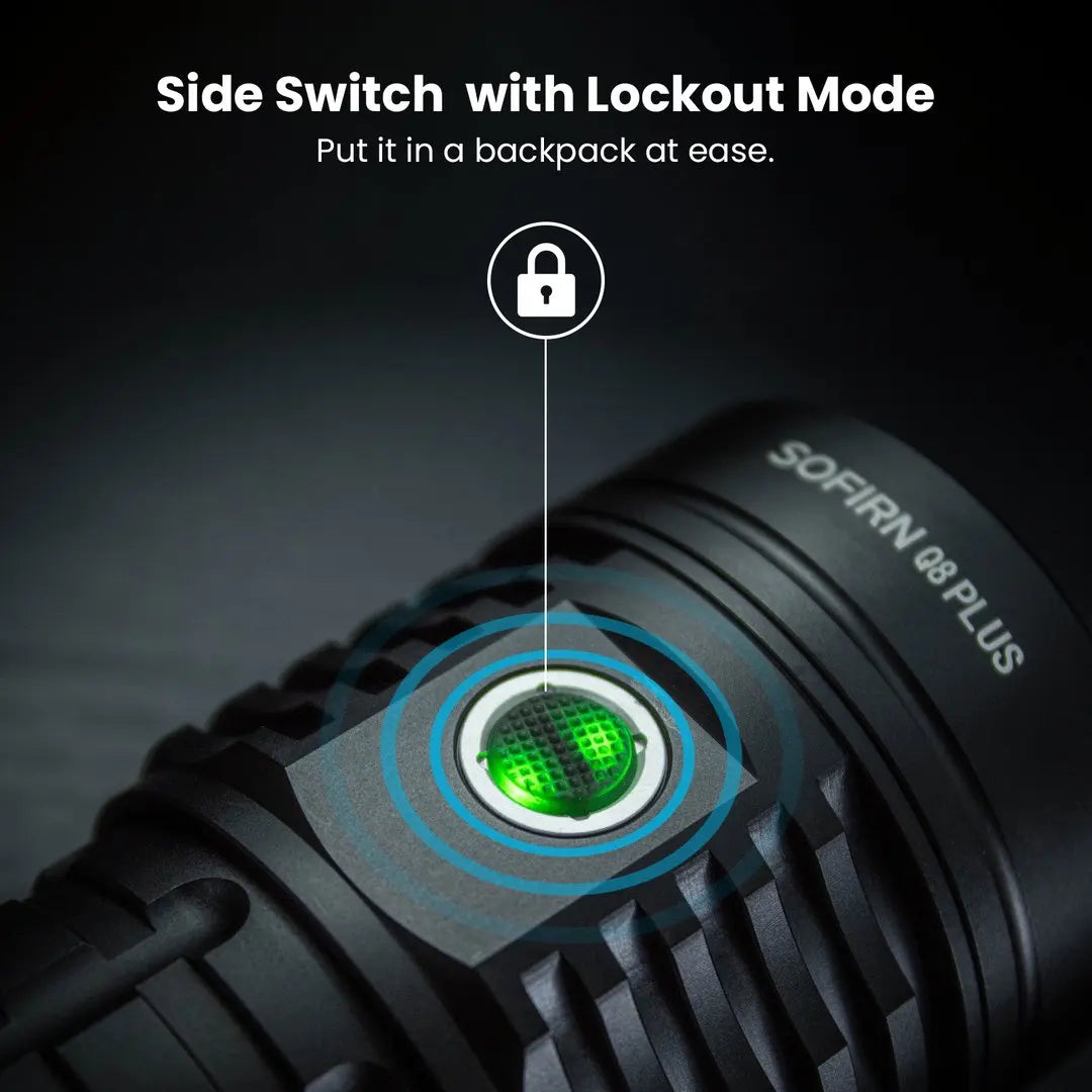 Sofirn Q8 Plus Led Flashlight 16000 Lumen Usb Rechargeable Torch