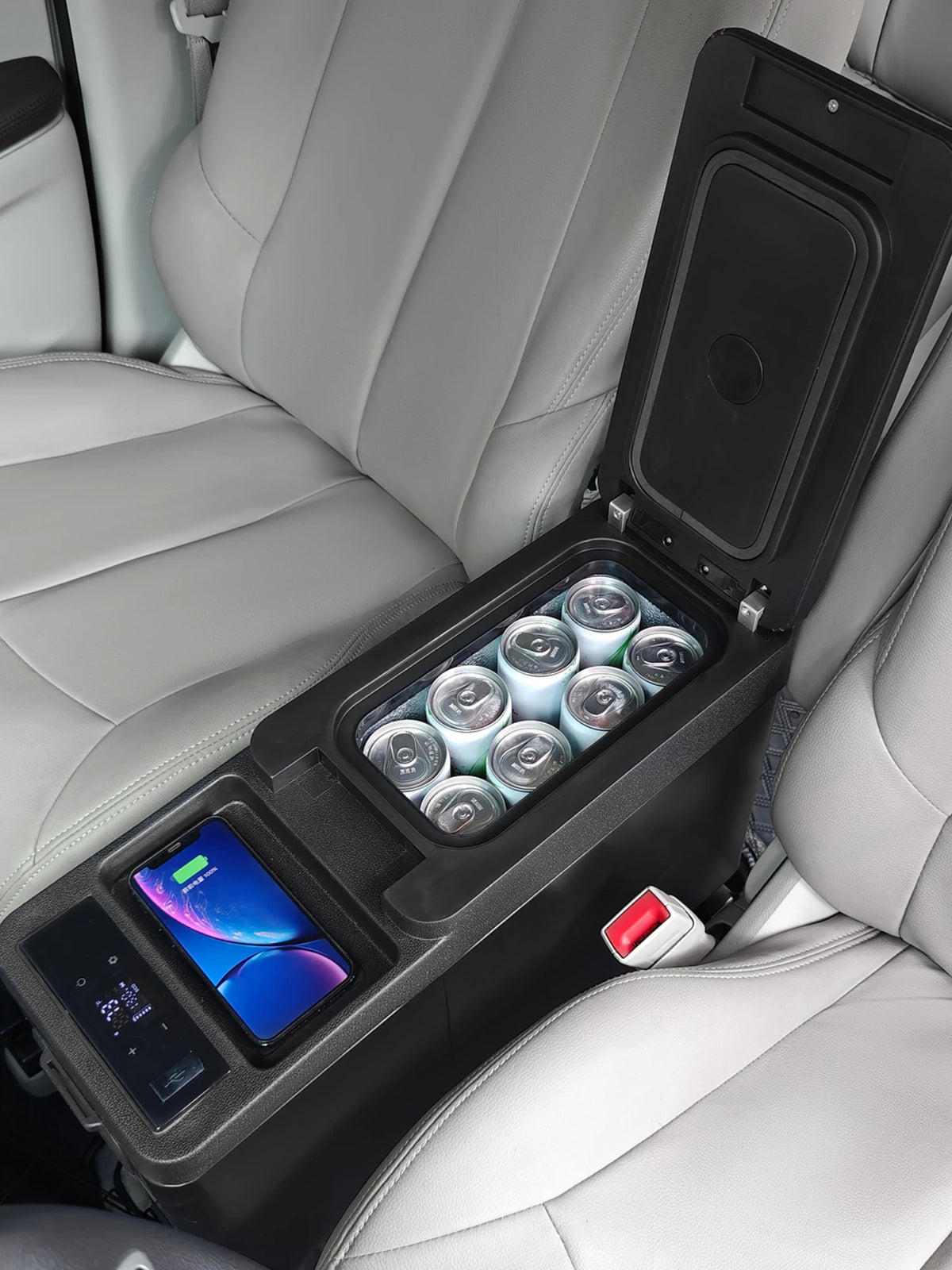 SucceBuy Portable Car Refrigerator With Adjustable Temperature Control