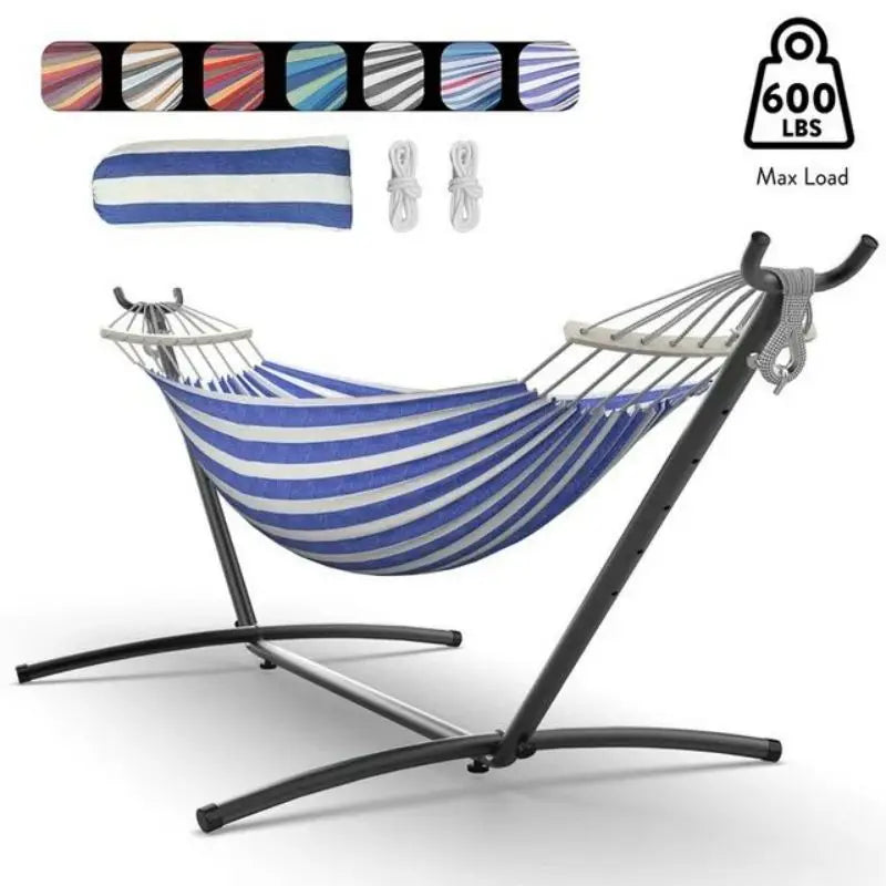 GYROOR Adjustable Hammock Stand For Outdoor Relaxation Comfort