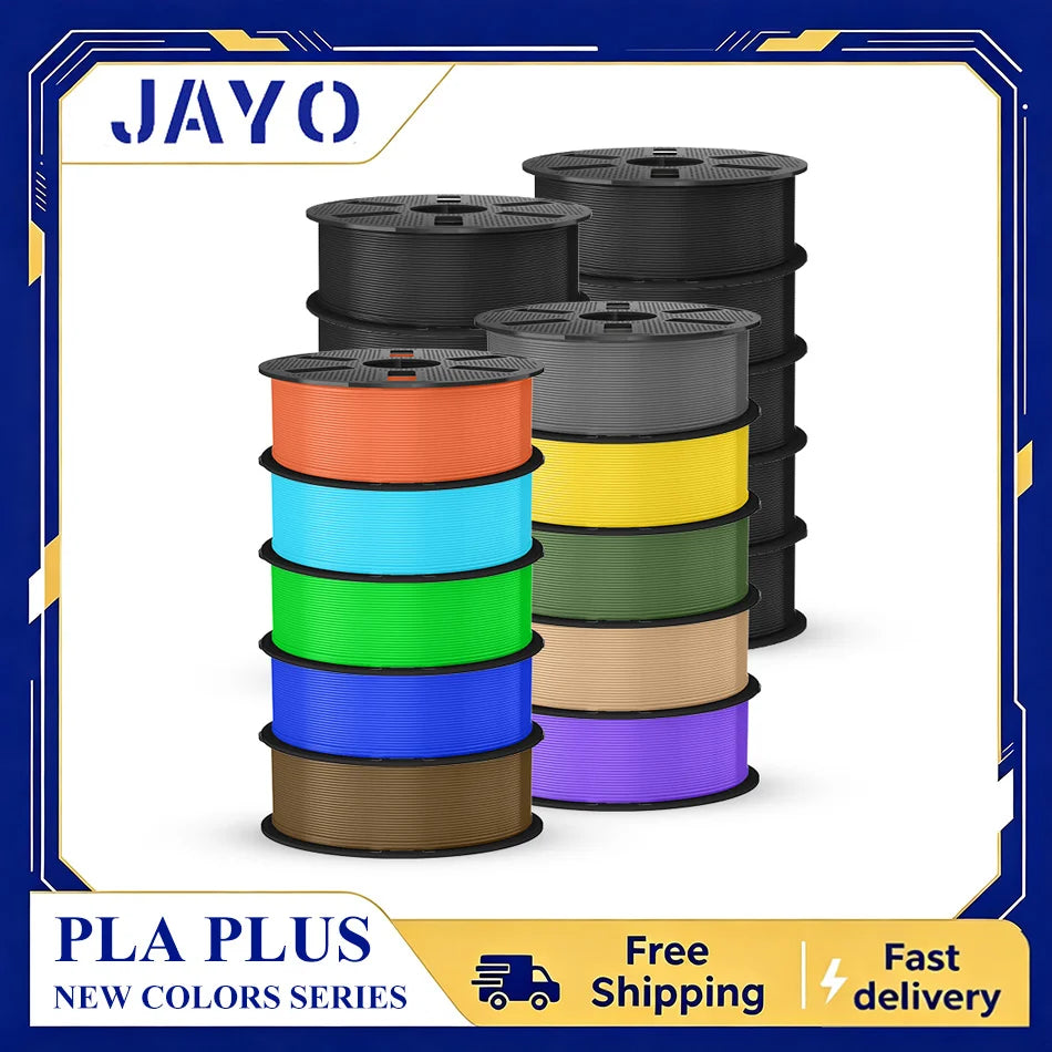 JAYO PLA Plus Filament For 3D Printing With Neat Winding