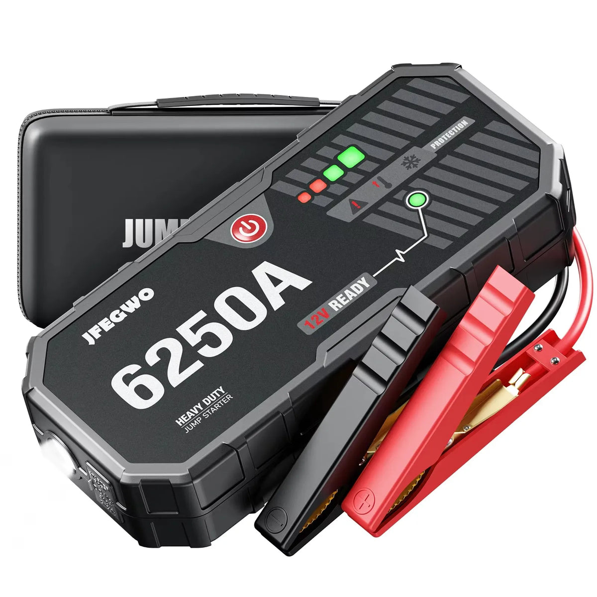 JF.EGWO Portable Car Jump Starter Power Bank With Battery Booster