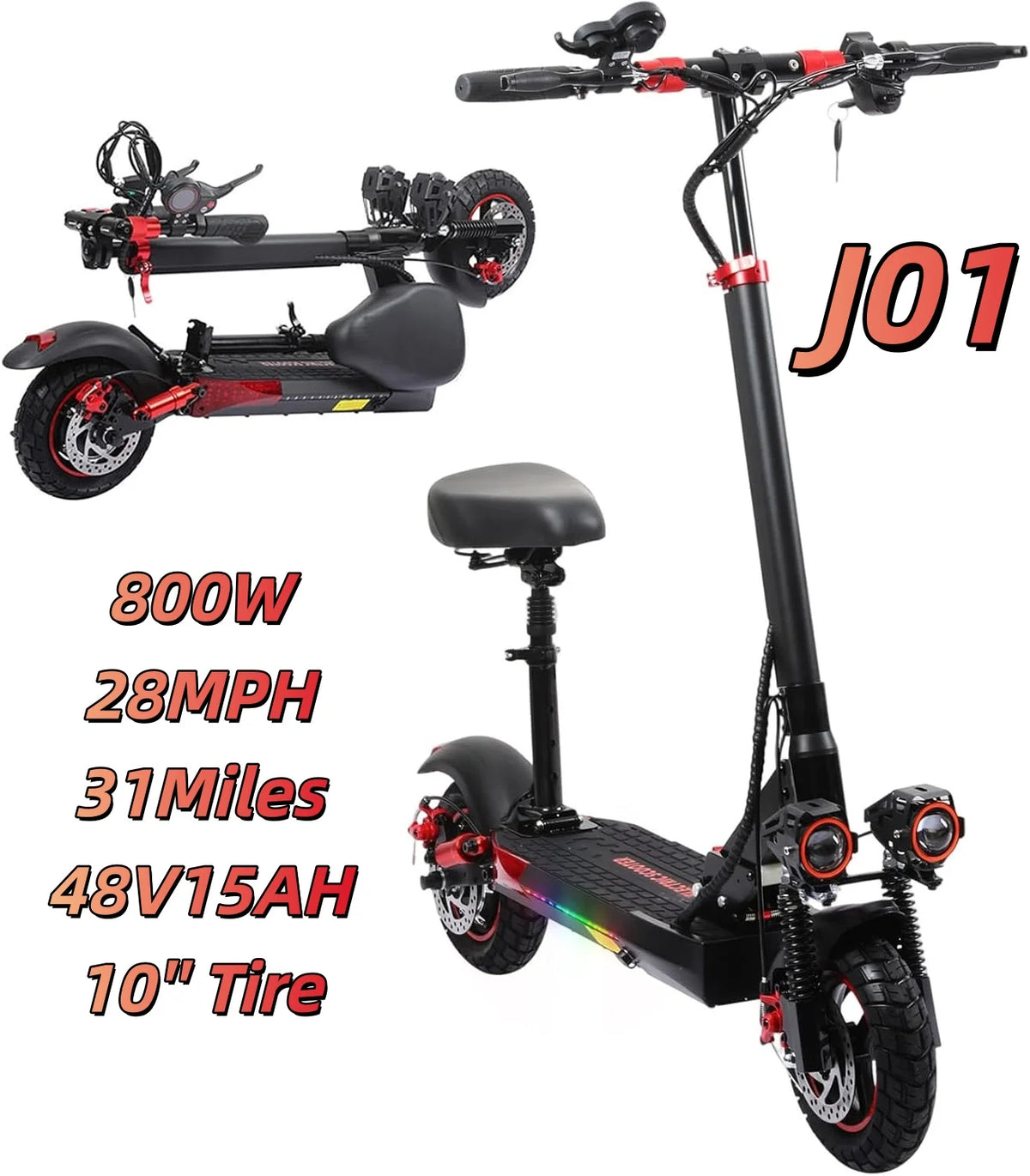 EOEOTWO 1200W Off Road Electric Scooter With Long Range
