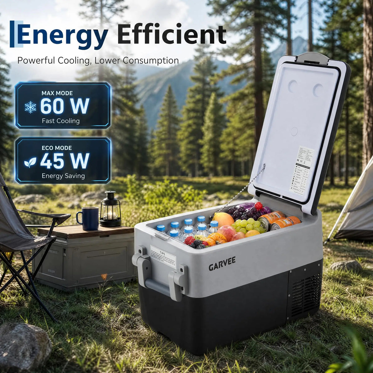 Studyset Dual Zone Portable Car Refrigerator With App Control