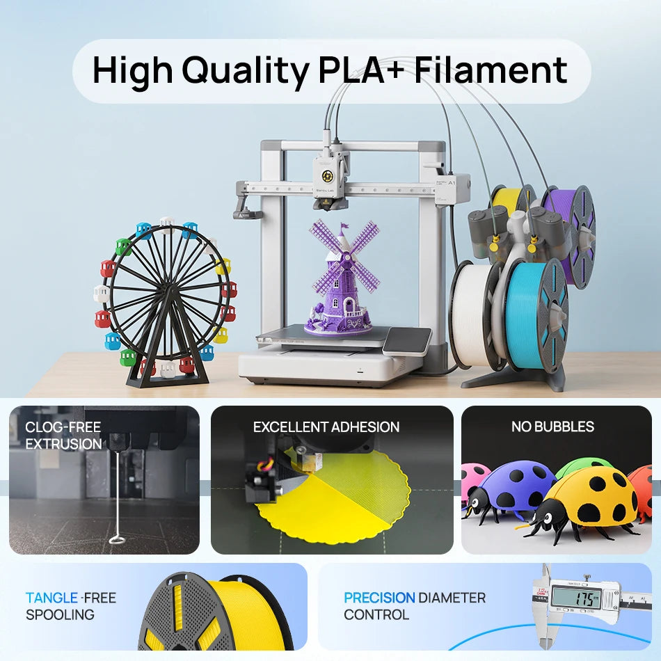 JAYO PLA Plus Filament For 3D Printing With Neat Winding