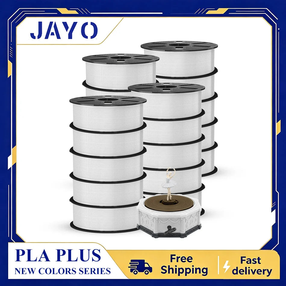 JAYO PLA Plus Filament For 3D Printing With Neat Winding