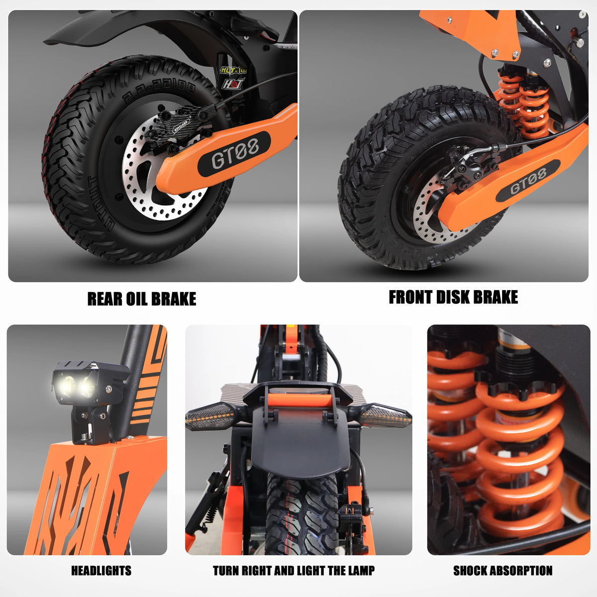 Arwibon Dual Motor Folding Electric Scooter With Off Road Tires