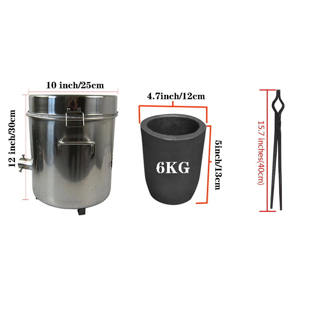 Portable Propane Metal Melting Furnace For Jewelry Casting