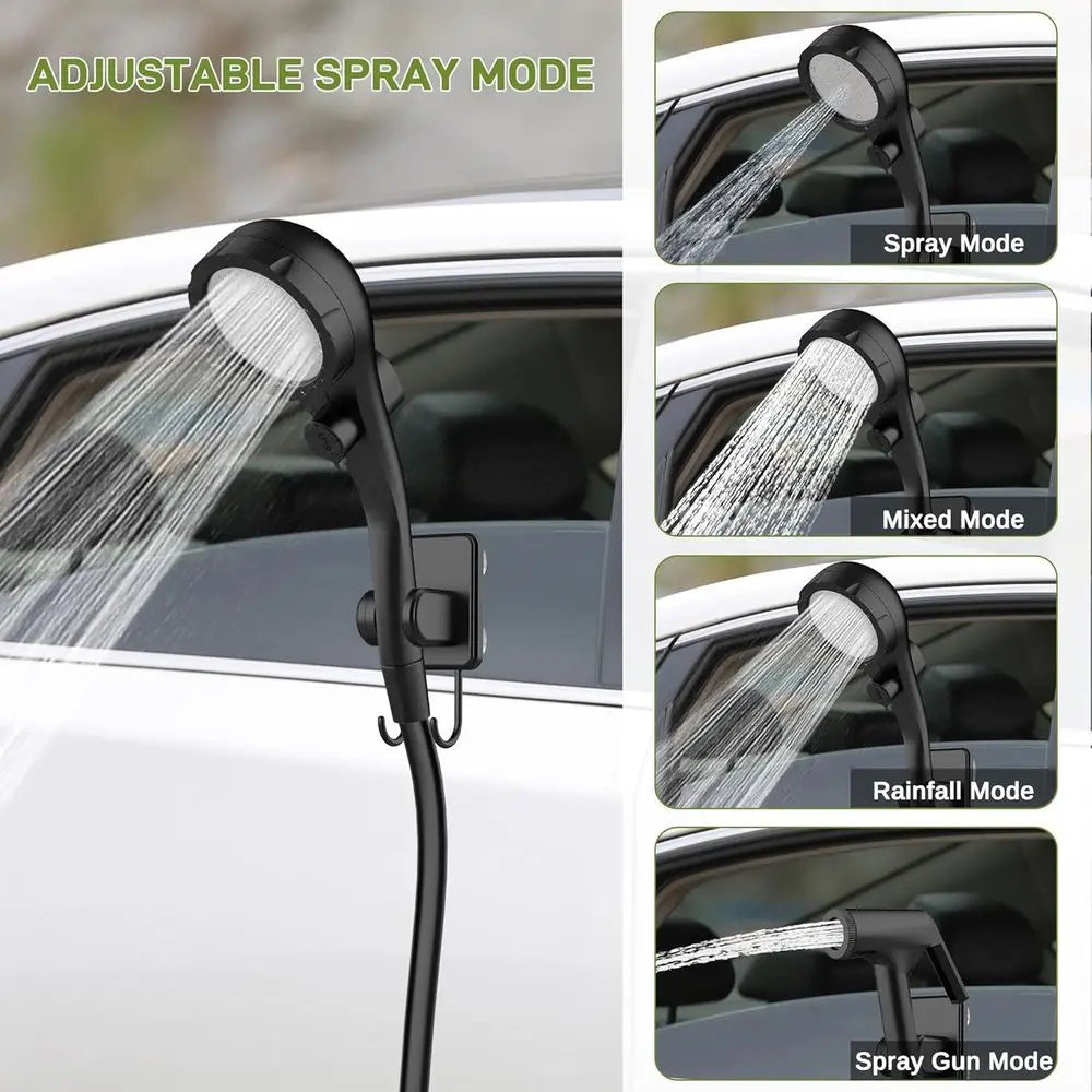 Portable Camping Shower Privacy Tent Kit With LED Light