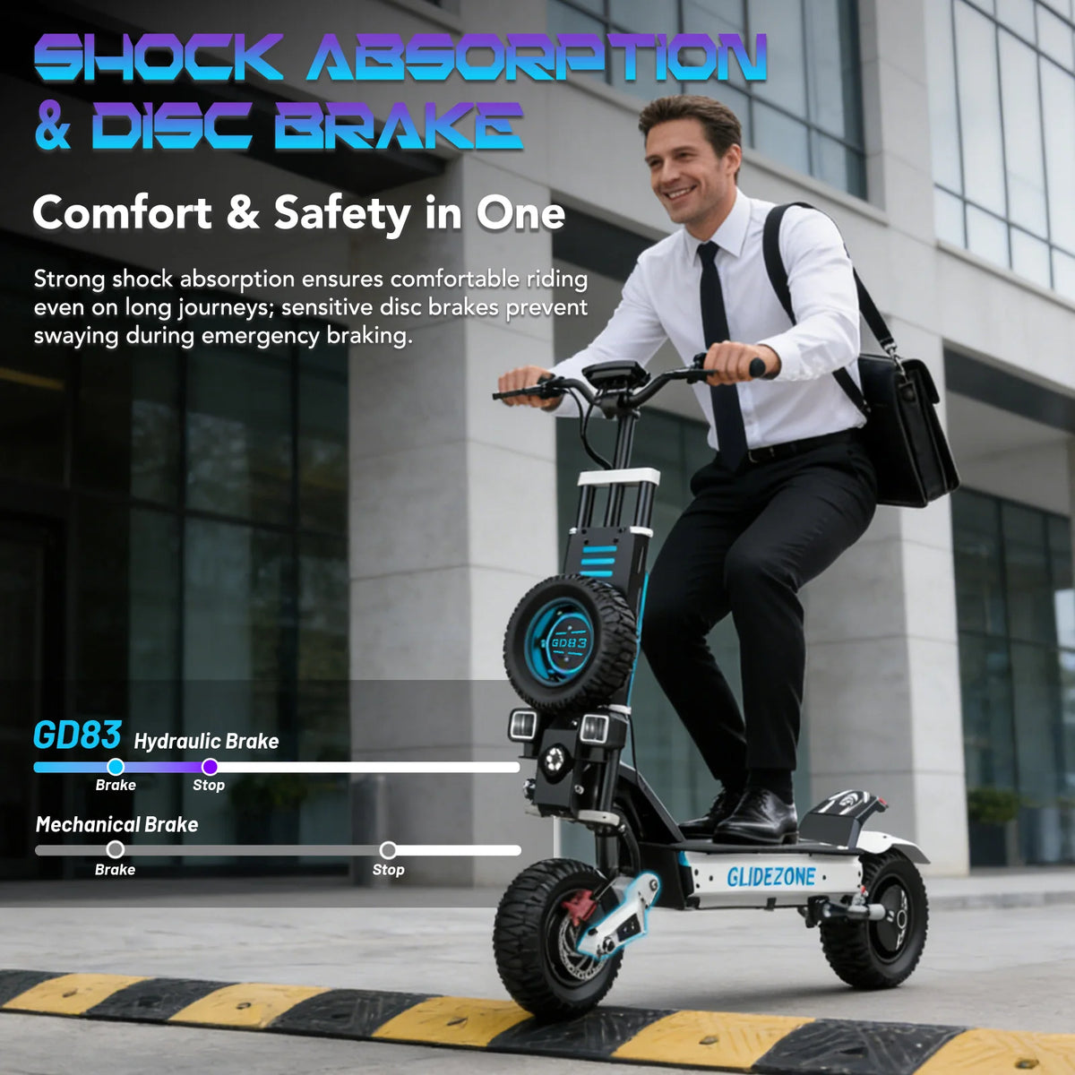 OBARTER GD83 Powerful Dual Motor Off Road Electric Scooter