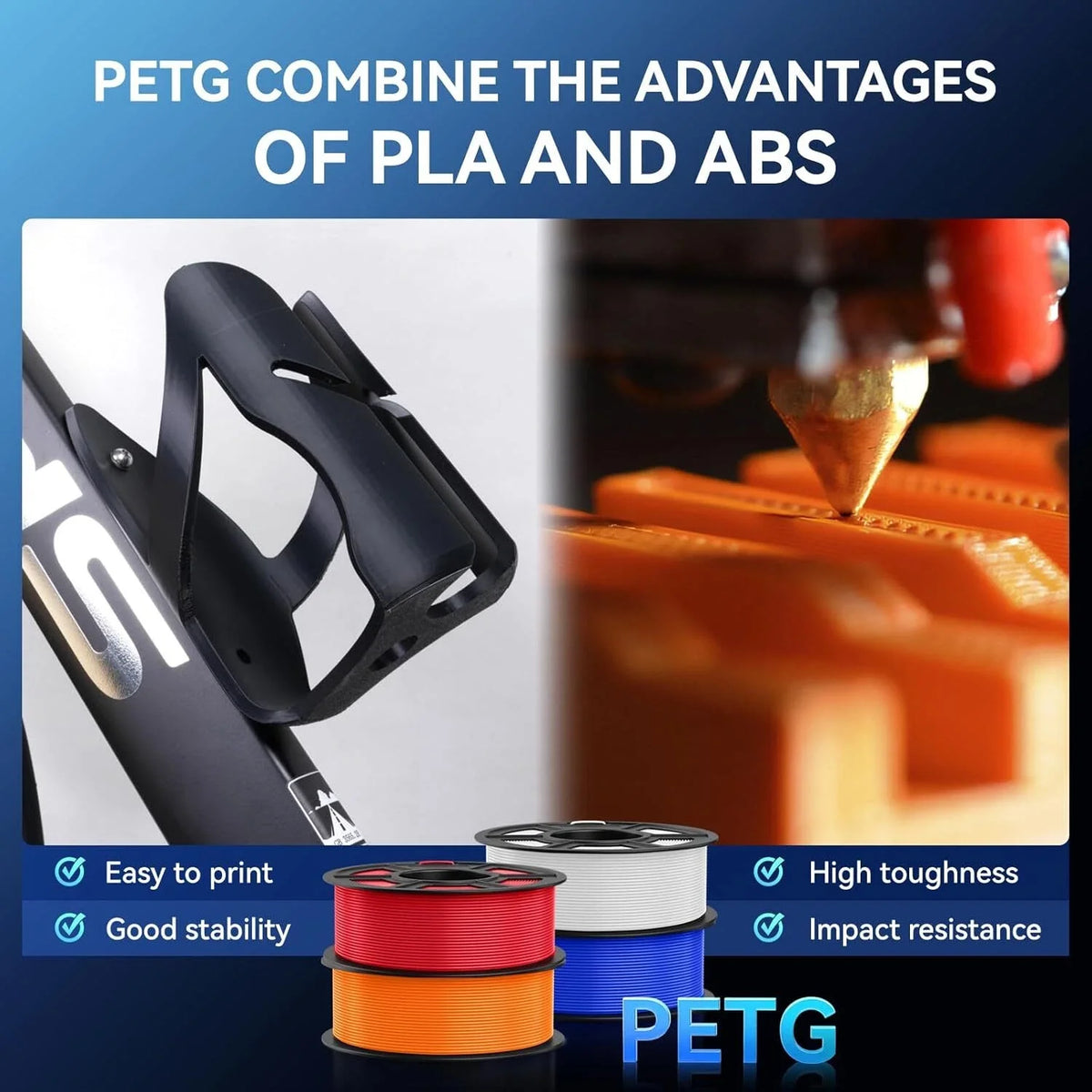 JAYO 3D Printer Filament PETG High Speed Matte PLA Classic