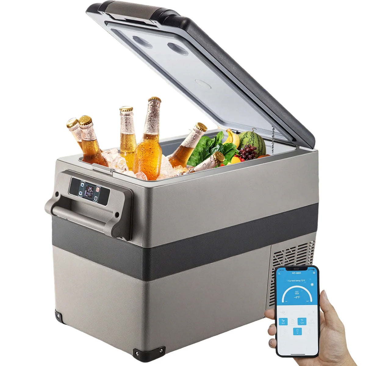 SucceBuy Portable Car Refrigerator Electric Compressor Freezer