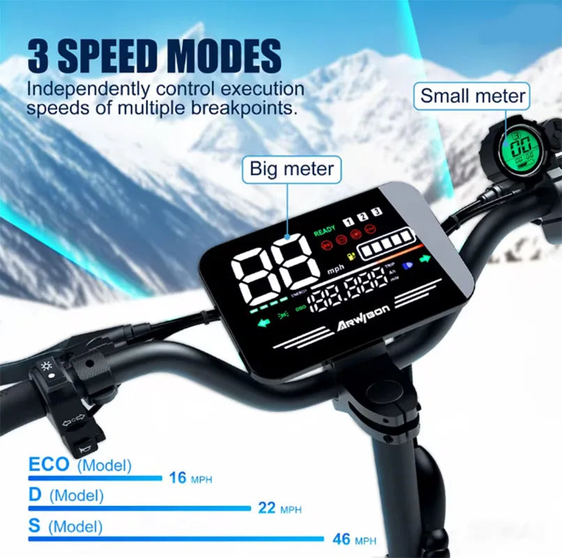 Arwibon 5600W Adult Electric Scooter Dual Motor Folding