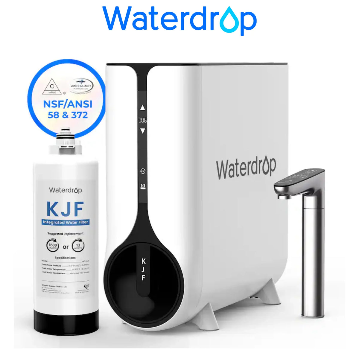 Waterdrop Tankless Reverse Osmosis System With Instant Hot Water Dispenser
