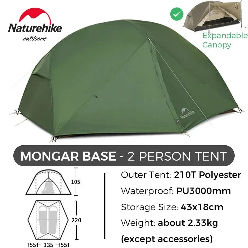 Naturehike Mongar Ultralight Waterproof Camping And Backpacking Tent