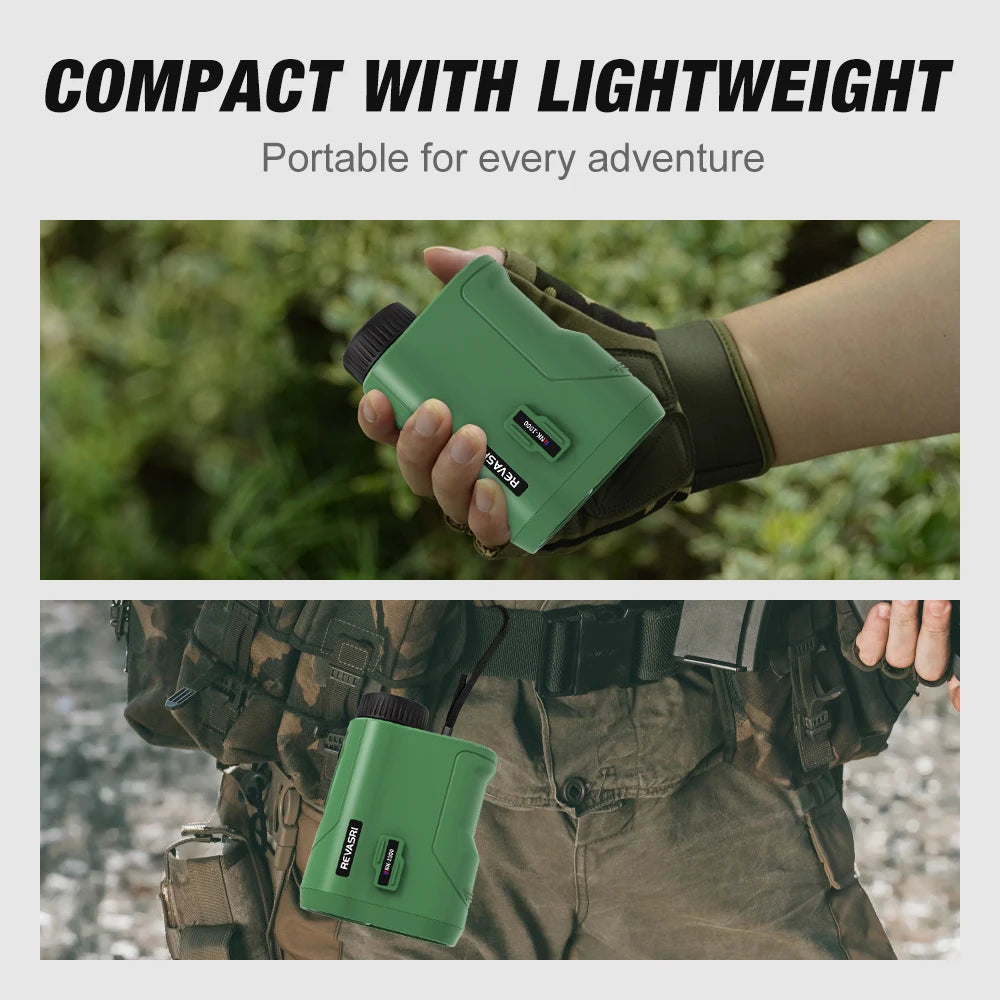 REVASRI Hunting Golf Laser Rangefinder With Slope And Scan Modes