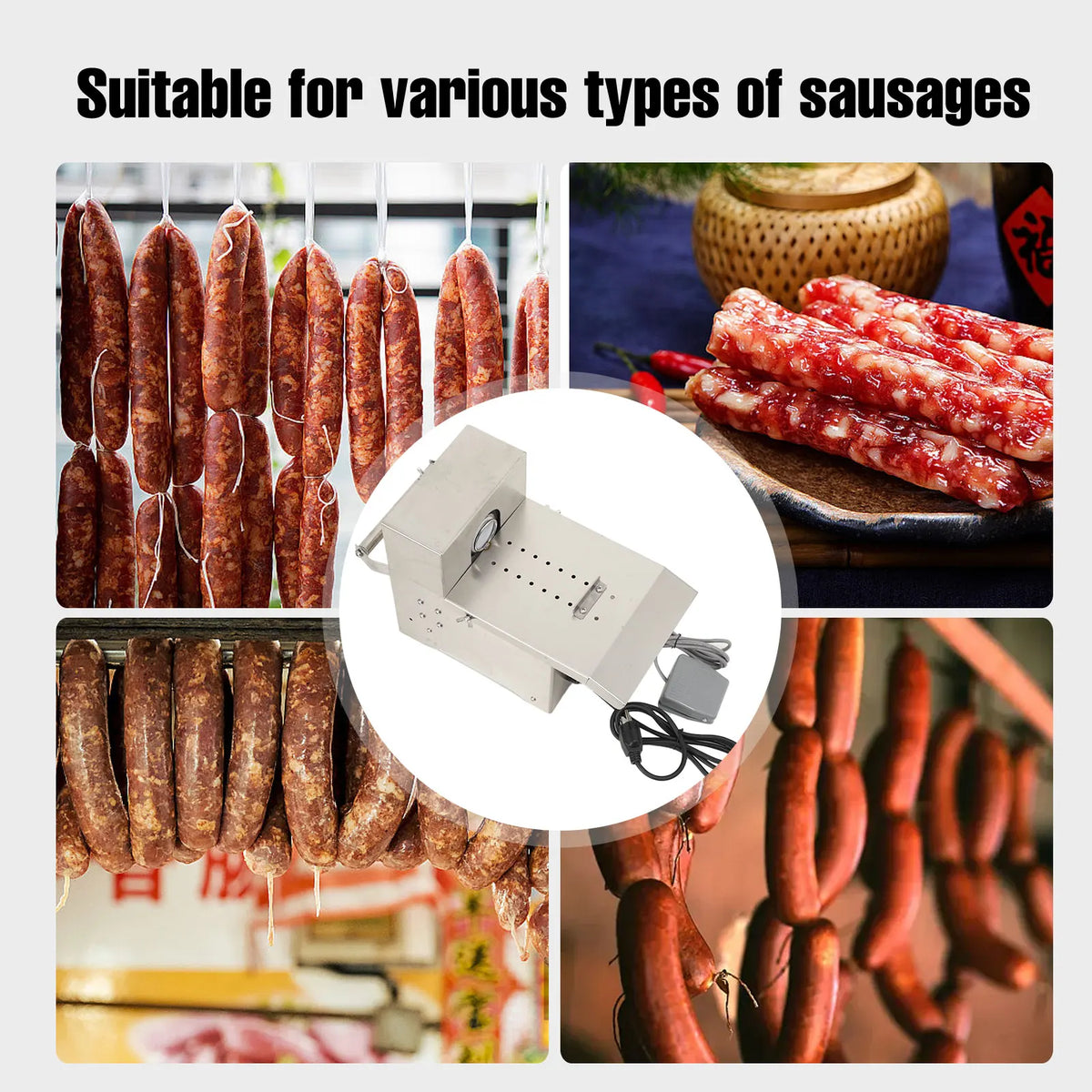 110V 200W Sausage Knotting Machine Automatic Electric Sausage Twist Tying Machine