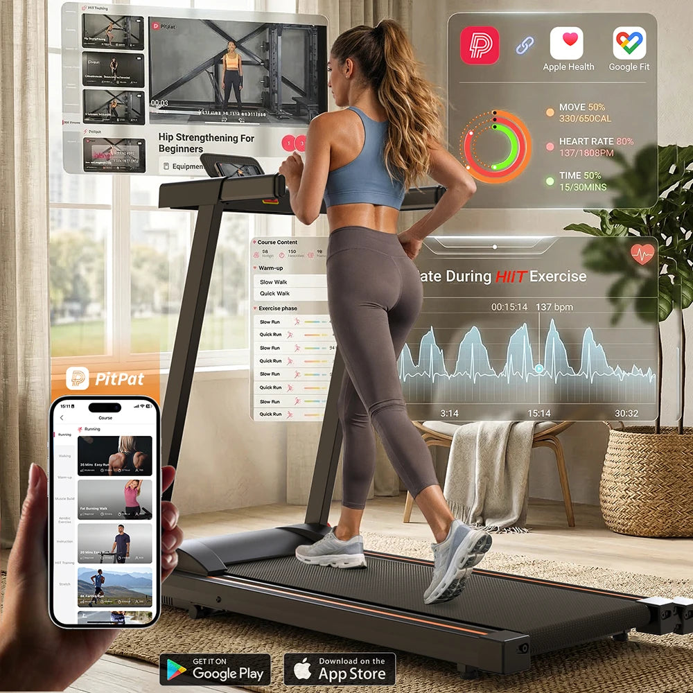 Superun 4 In 1 Folding Treadmill With Incline For Home