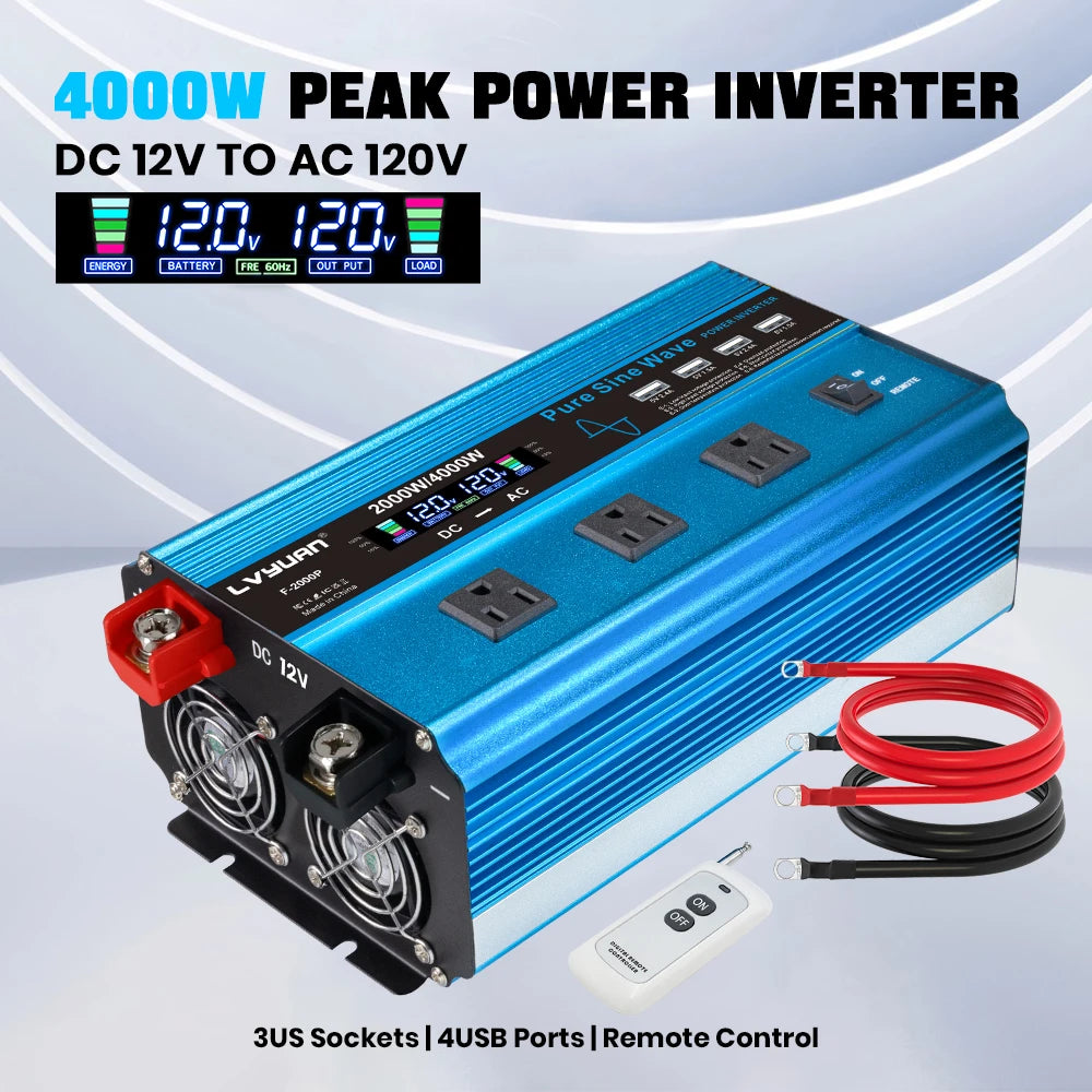 Foval Pure Sine Wave Car Solar Power Inverter System