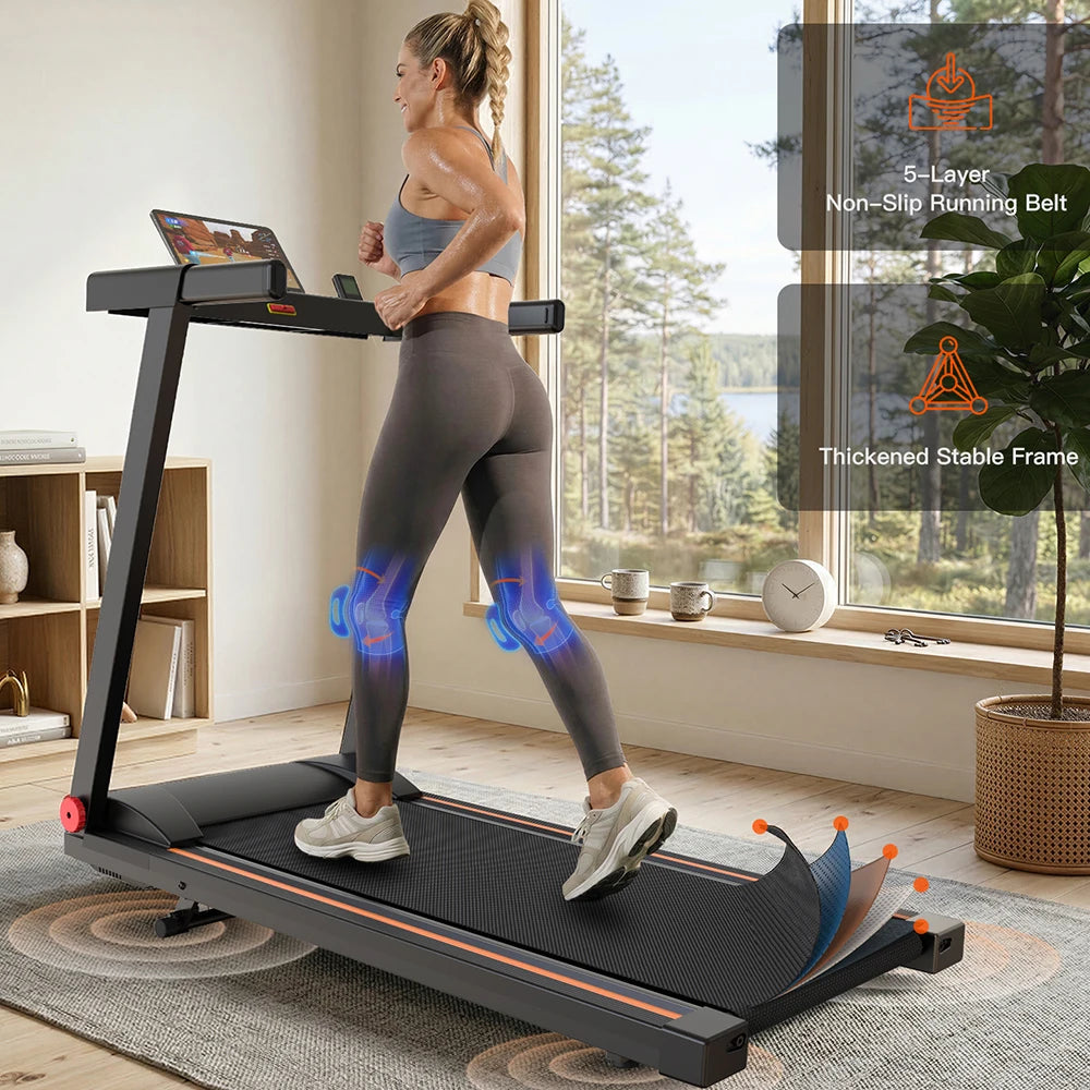 Superun 4 In 1 Folding Treadmill With Incline For Home
