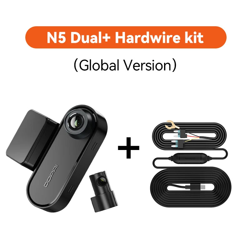 DDPAI N5 Dual 4K Front And Rear Dash Camera GPS