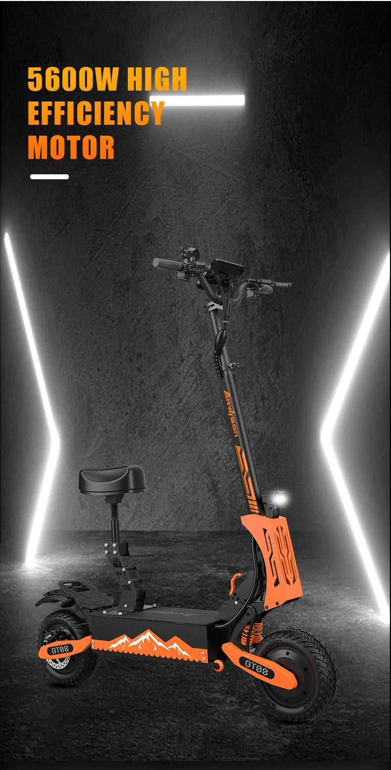 Arwibon 5600W Powerful Folding Electric Scooter Commuter