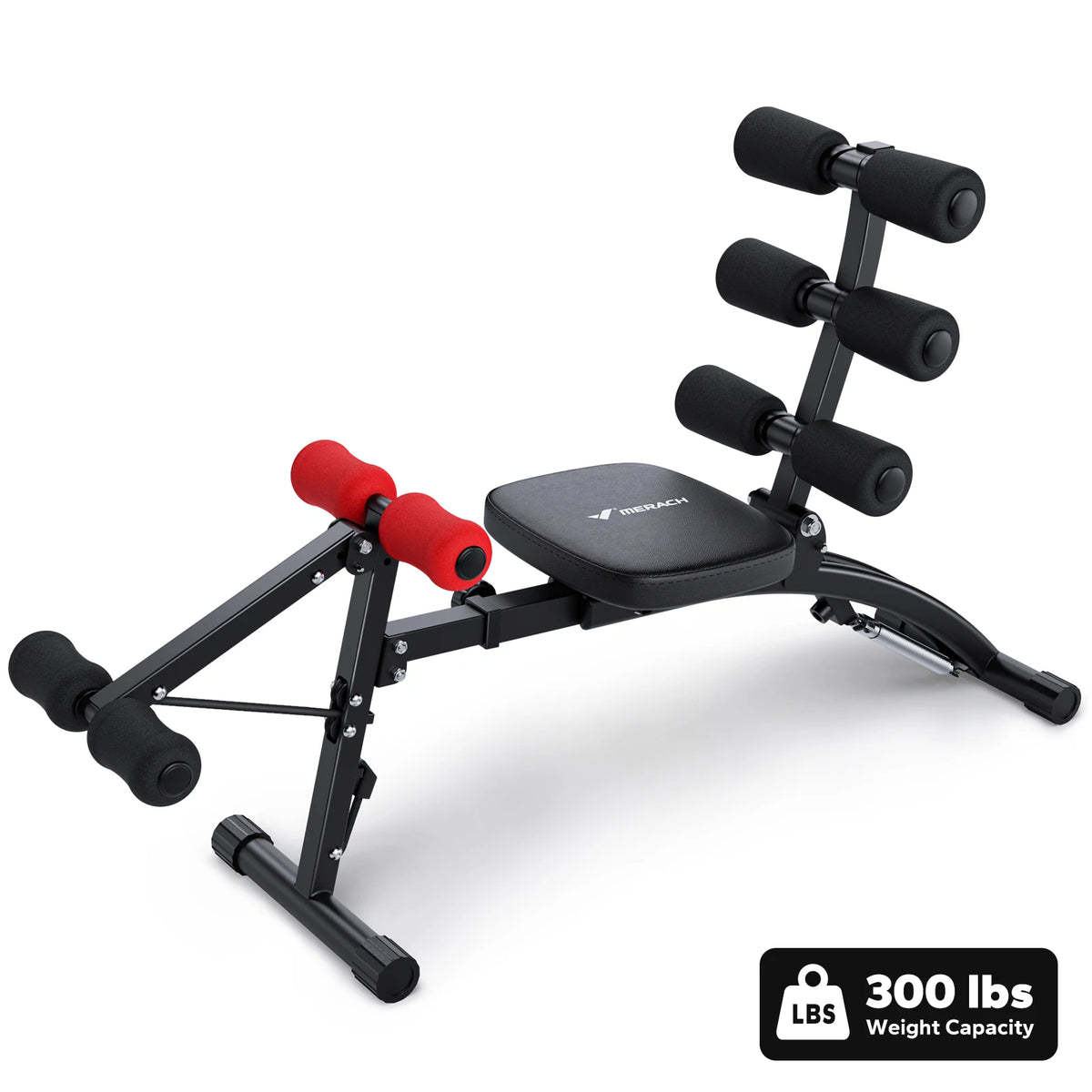 MERACH Adjustable Ab Trainer Bench for Home Strength Workouts