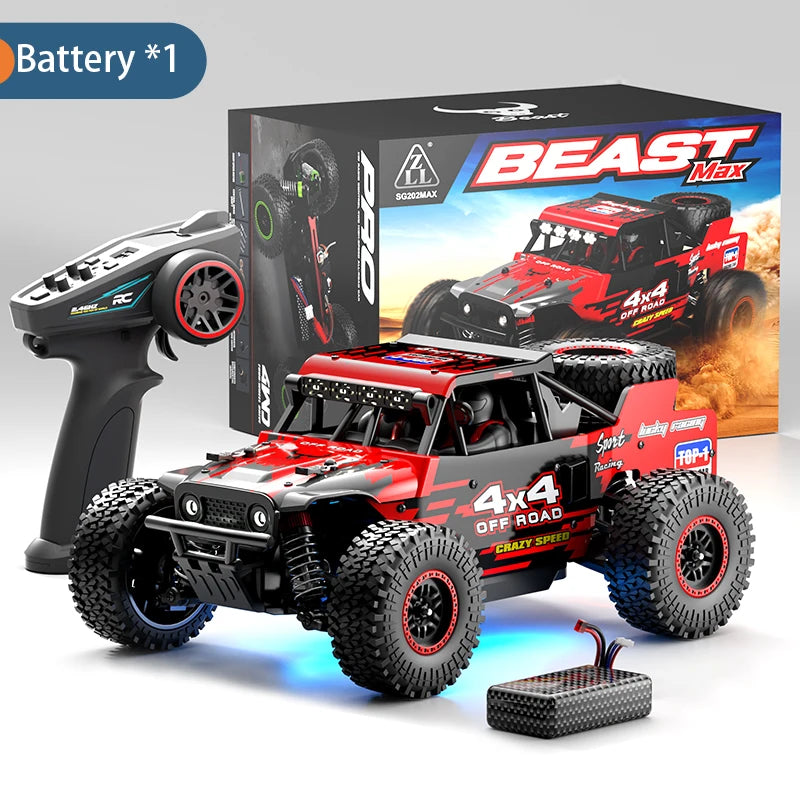 ZNLYRION Brushless 4WD Off Road Monster Truck With LED Lighting