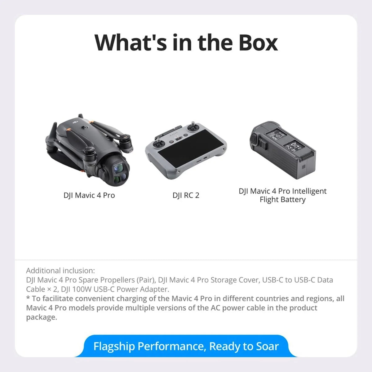 Professional DJI Mavic 4 Pro Camera Drone With Remote Controller
